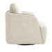 Compton Swivel Arm Chair - Brass/Off White