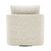 Compton Swivel Arm Chair - Brass/Off White