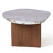 Solstice River Brown Marble Tables Set of 3 - Walnut