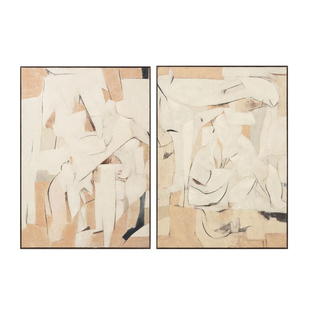 Tether Set of Two Canvas Paintings