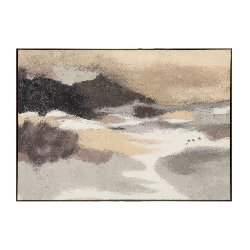 Coastal Mist Canvas Painting