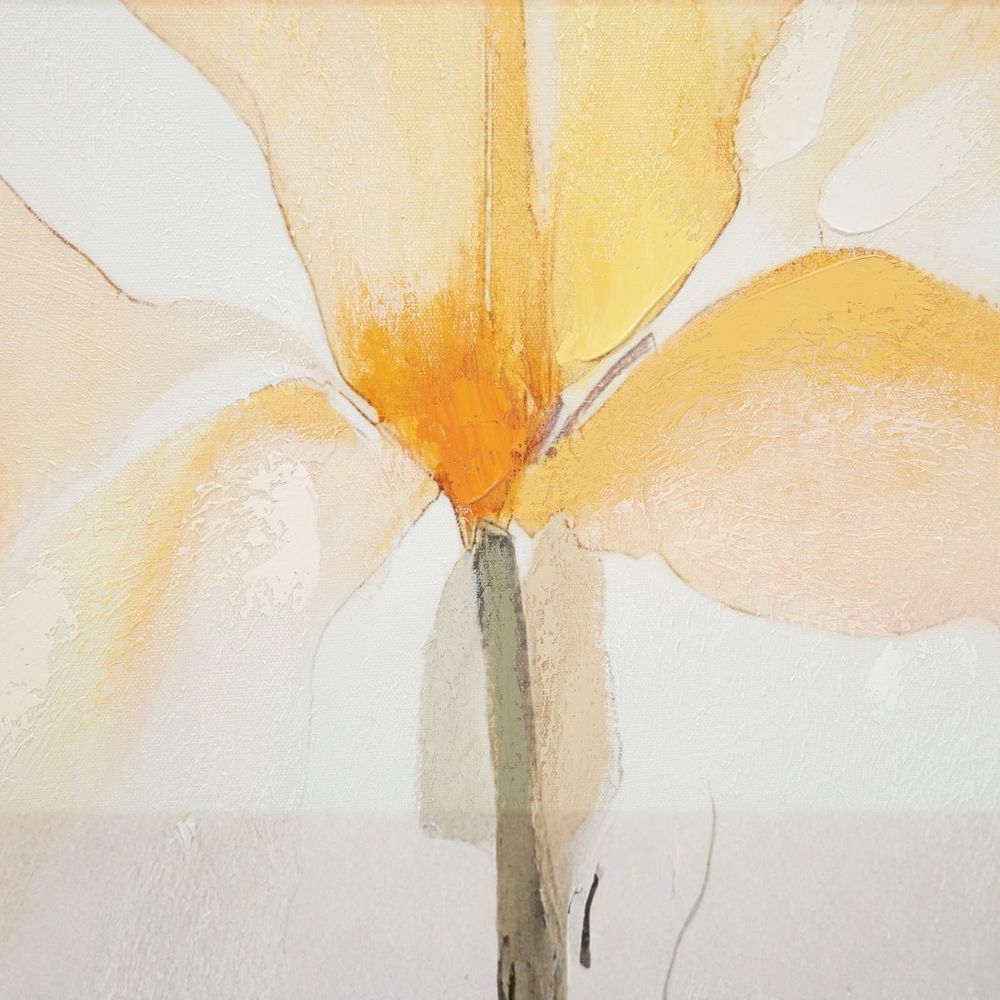 Soft Iris Set of Two Canvas Paintings