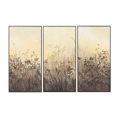 Evening Light Set of Three Canvas Paintings