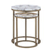 Violet Agate Nesting Side Tables