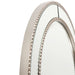 Zeta Round Wall Mirror - Antique Silver