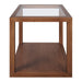 Sadie Oak Square Side Table - Large Walnut