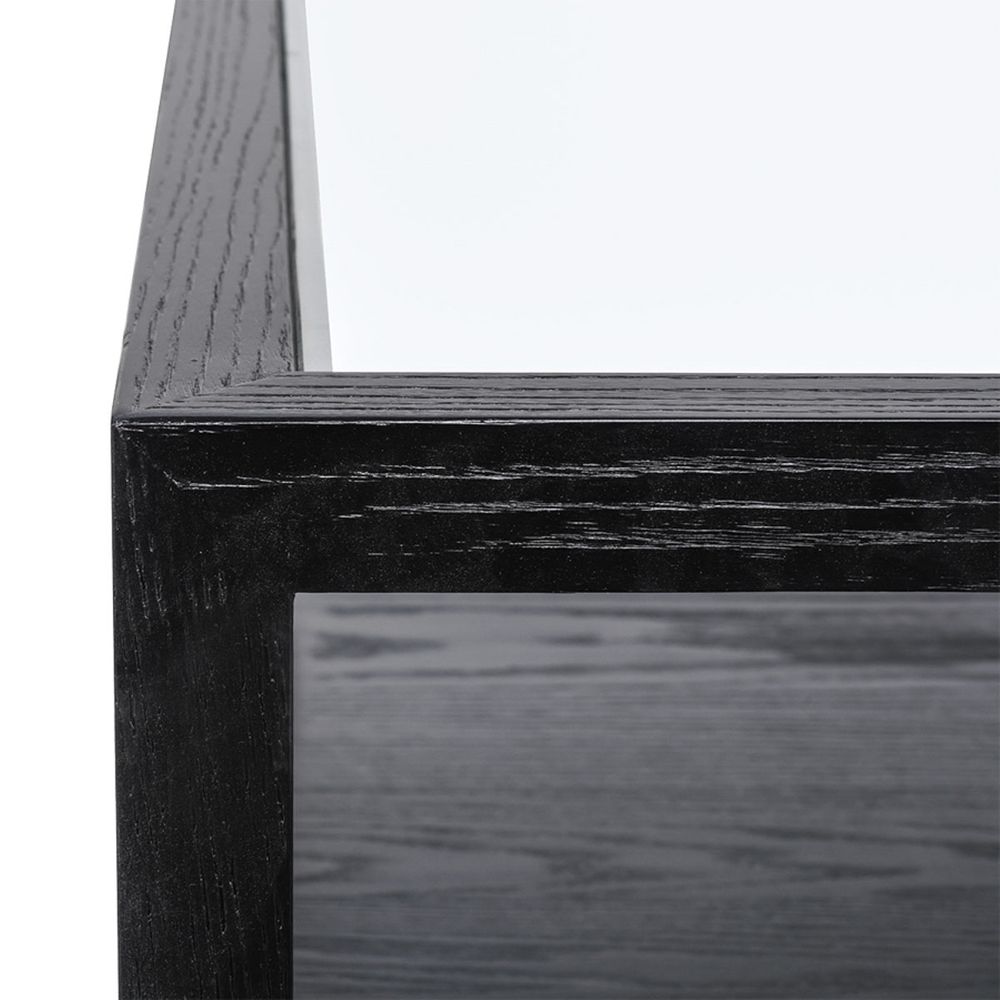 Sadie Oak Square Coffee Table - Black