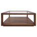 Sadie Oak Square Coffee Table - Walnut