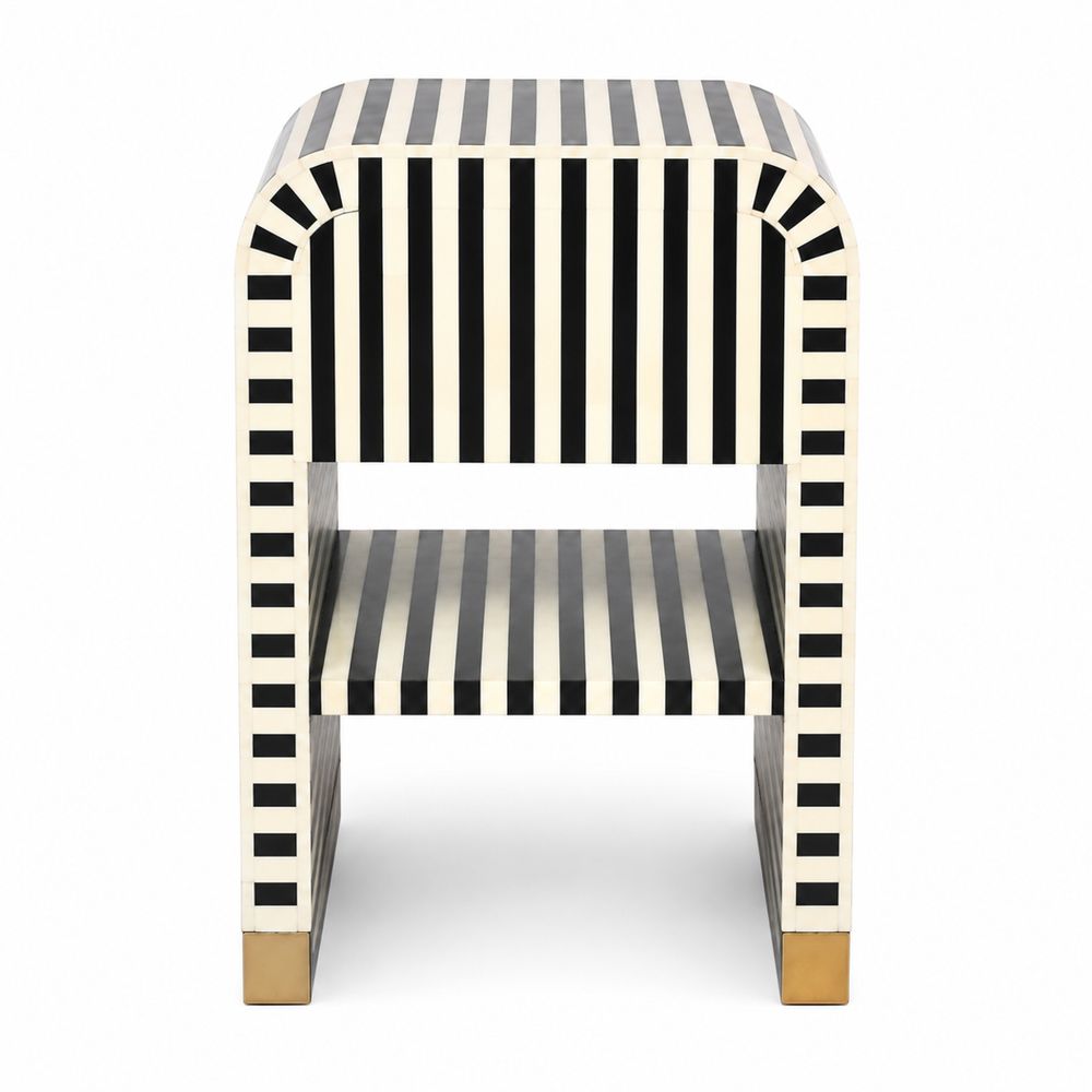 Makayla Bedside Table - Black