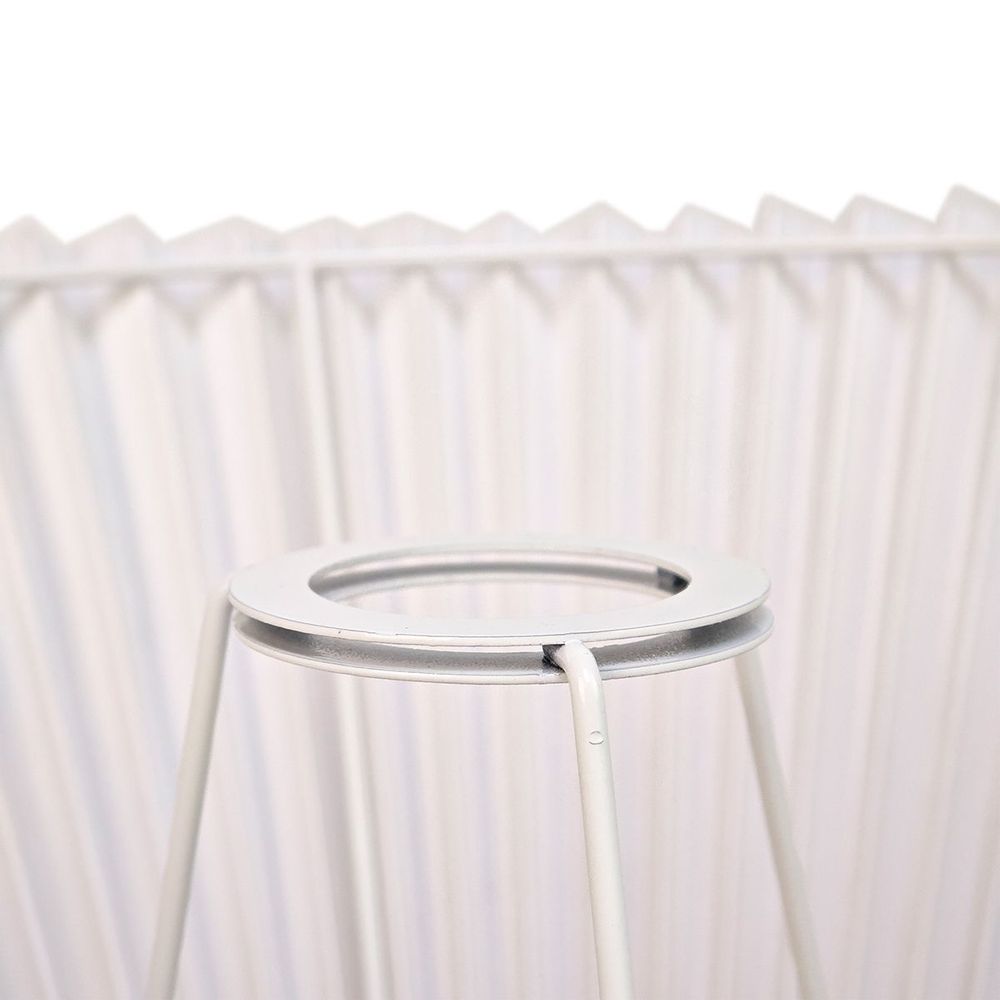 Anya Pleated Empire Shade - Small Off White