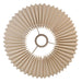 Anya Pleated Empire Shade - Medium Off White