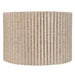 Nina Pleated Drum Shade - Medium Natural