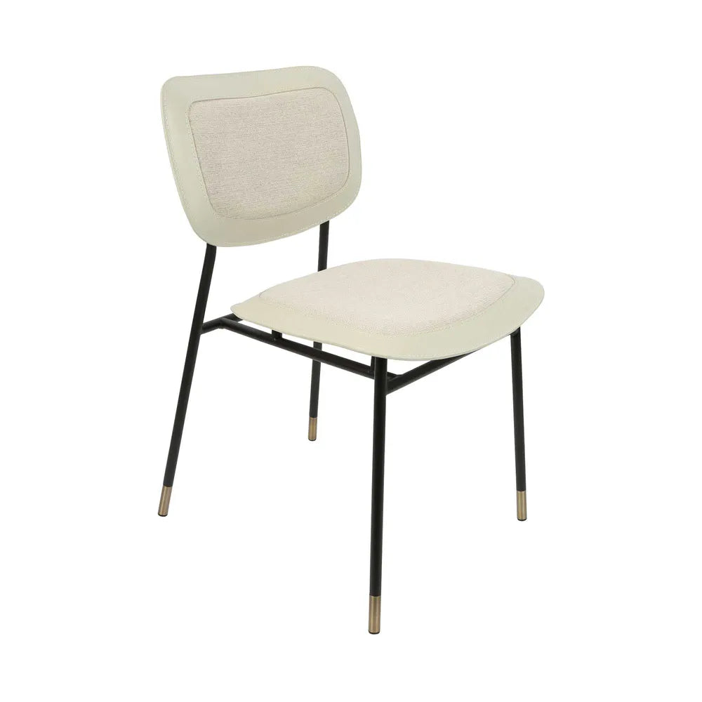 Seda Fabric Dining Chair - Ivory