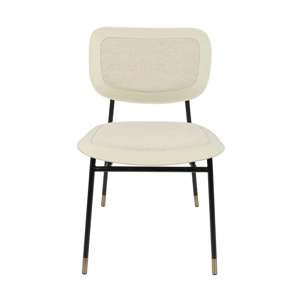 Seda Fabric Dining Chair - Ivory