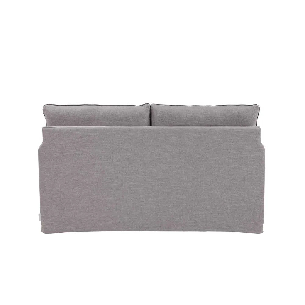 Byron 3 Seater Fabric Sofa with Cushions - Pebble Grey Cover