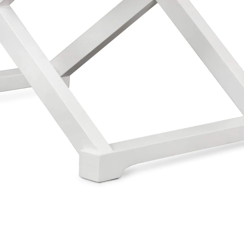 West Beach Side Table - White