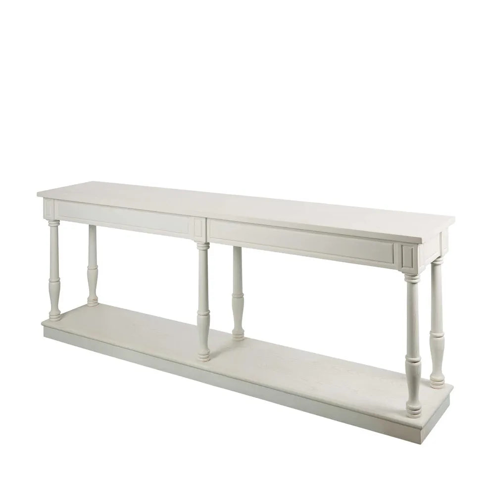 Luxe Console Table 2.1m - White