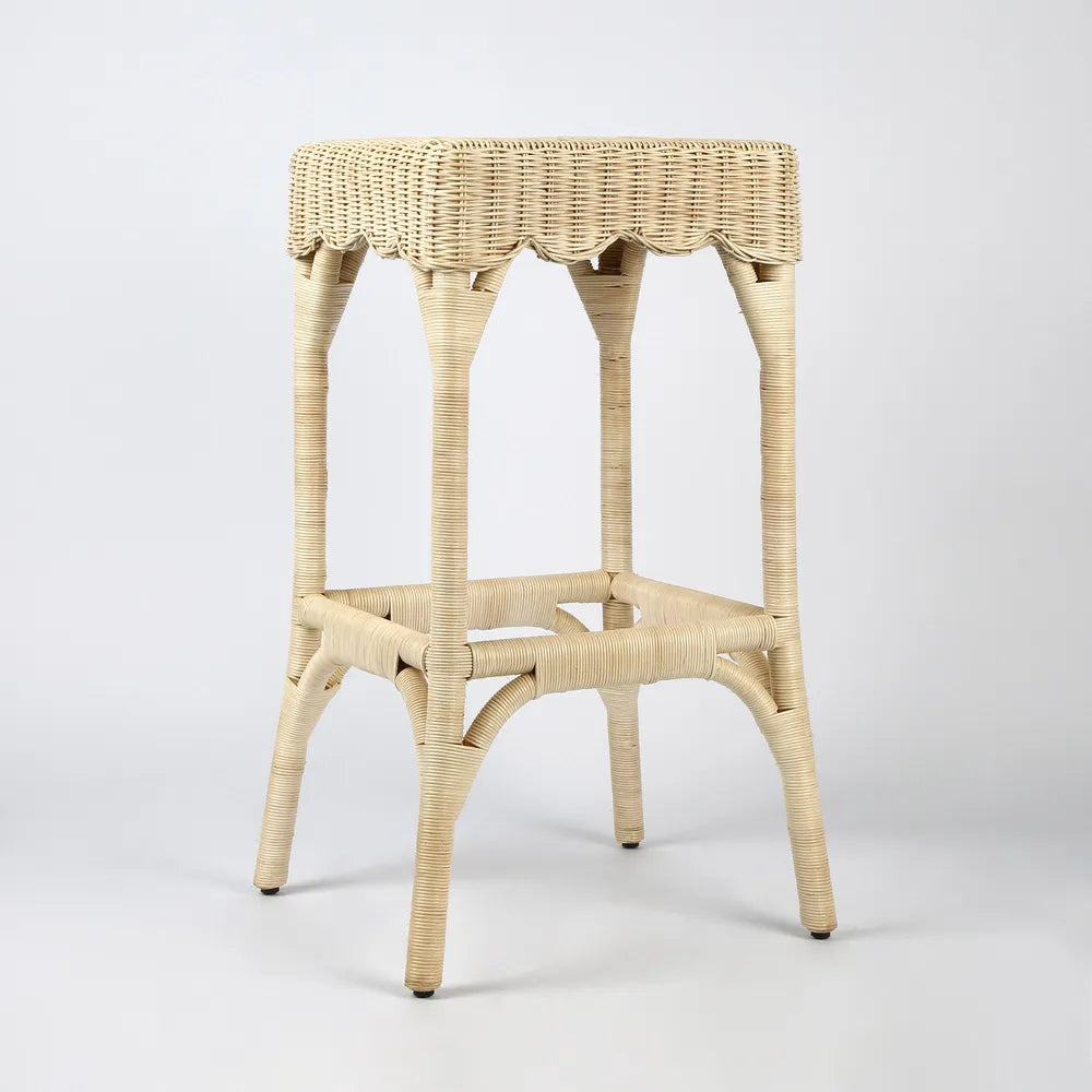 Belle Rattan Bar Stool