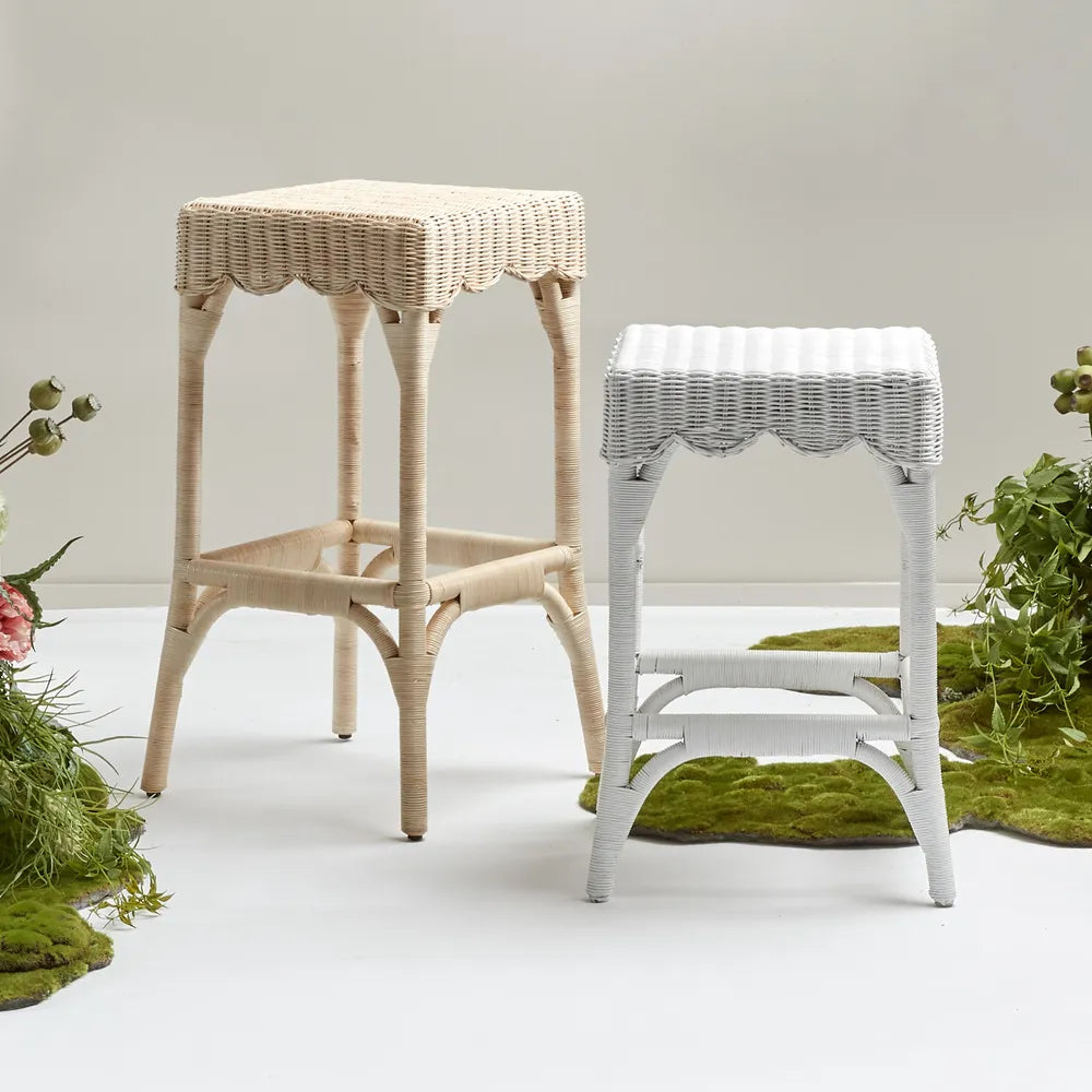 Belle Rattan Bar Stool