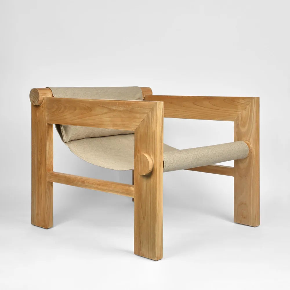 Twyla Sungkai Wood Chair - Taupe Seat