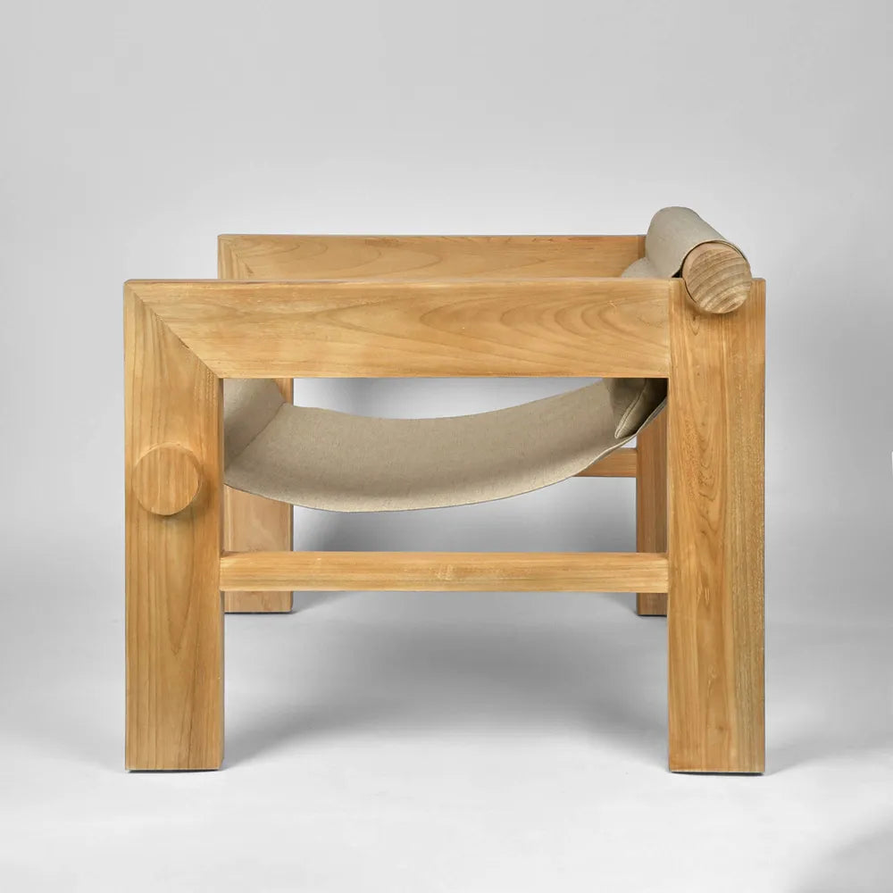 Twyla Sungkai Wood Chair - Taupe Seat