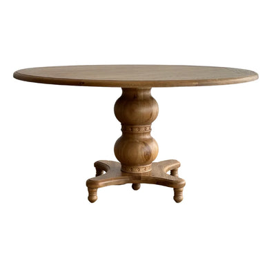 Verona Oakwood 150cm Dining Table - Round - Culture Home