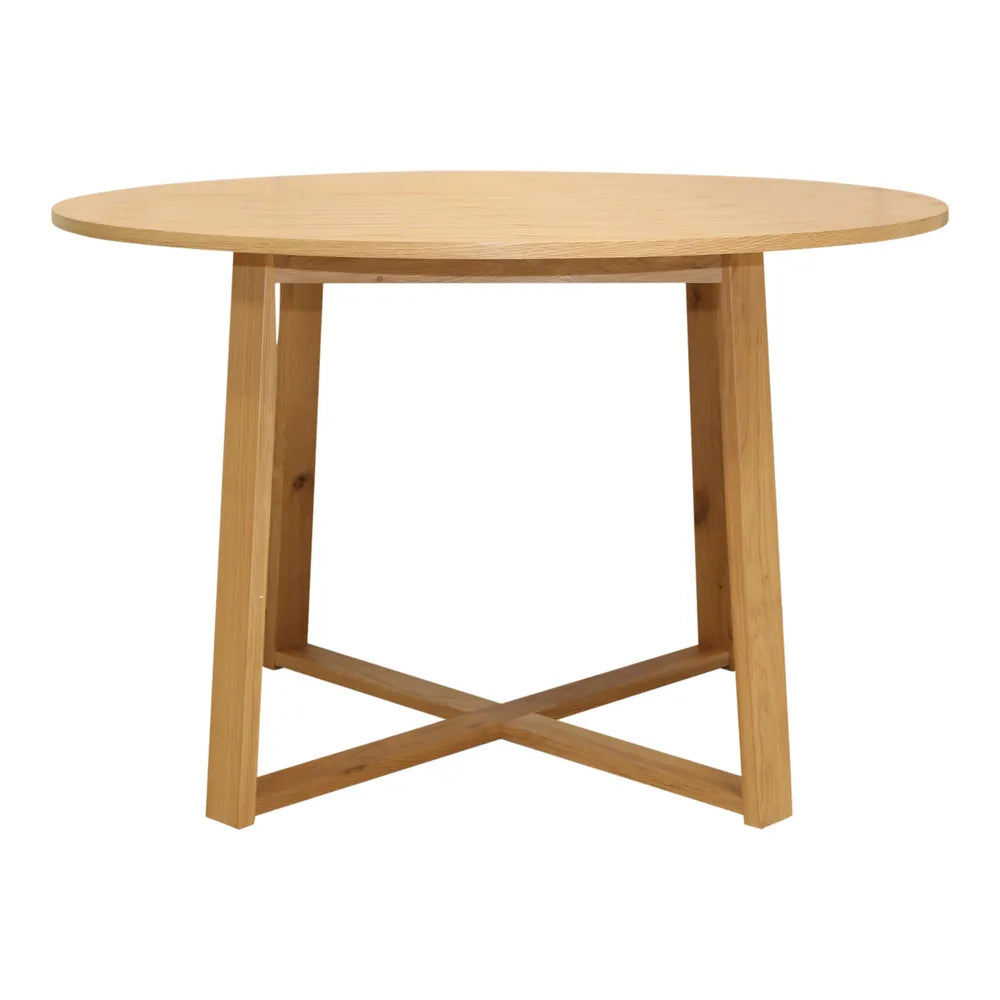 Oslo Oak 1.2m Round Dining Table - Lacquered