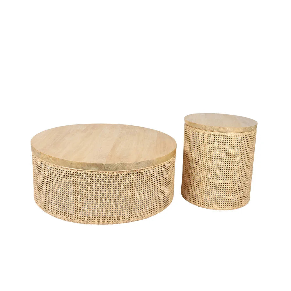 Zoe Sungkai Wood Coffee Table - Natural