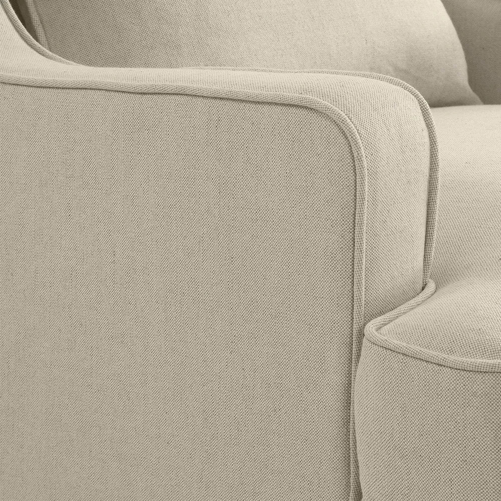 Bondi 2 Seater Sofa - Beige Linen Blend