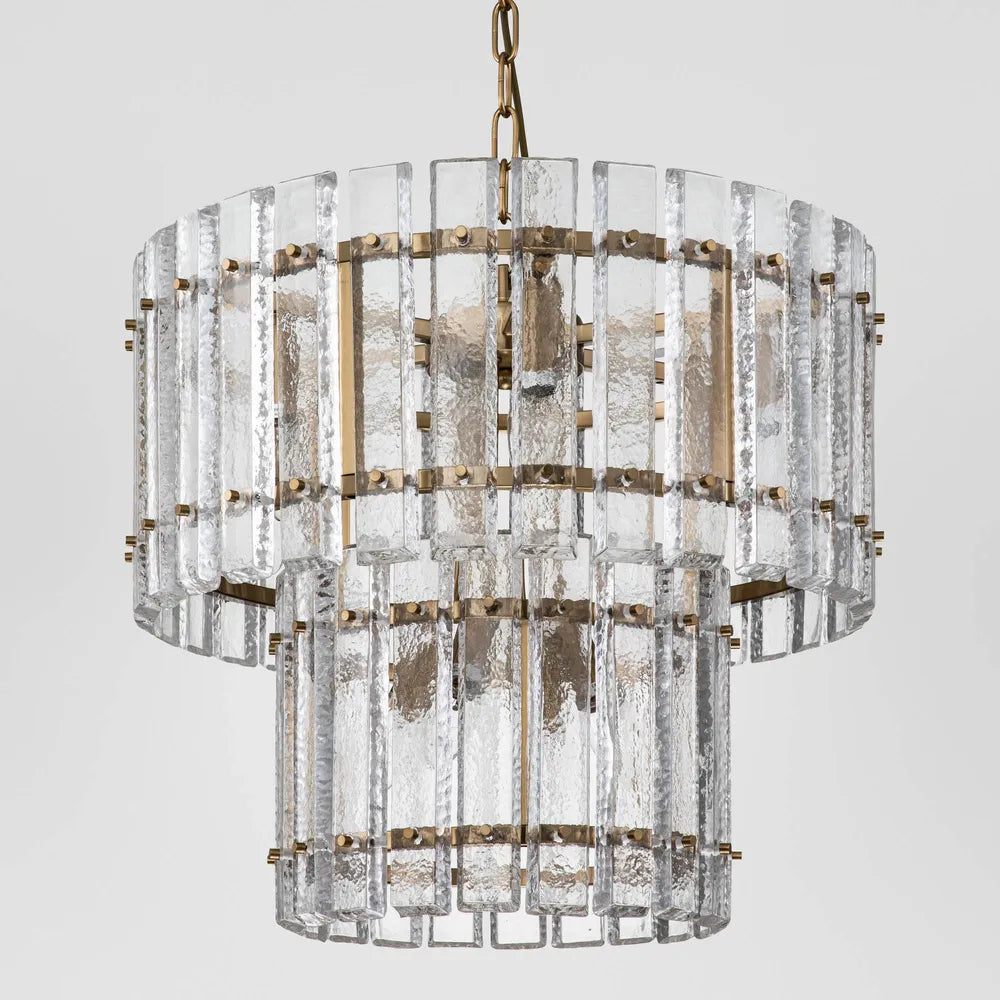 Fenton Glass Chandelier