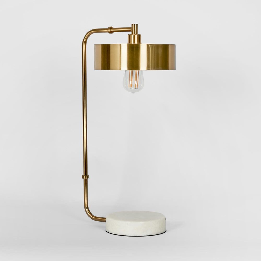 Atlas Table Lamp - Antique Brass