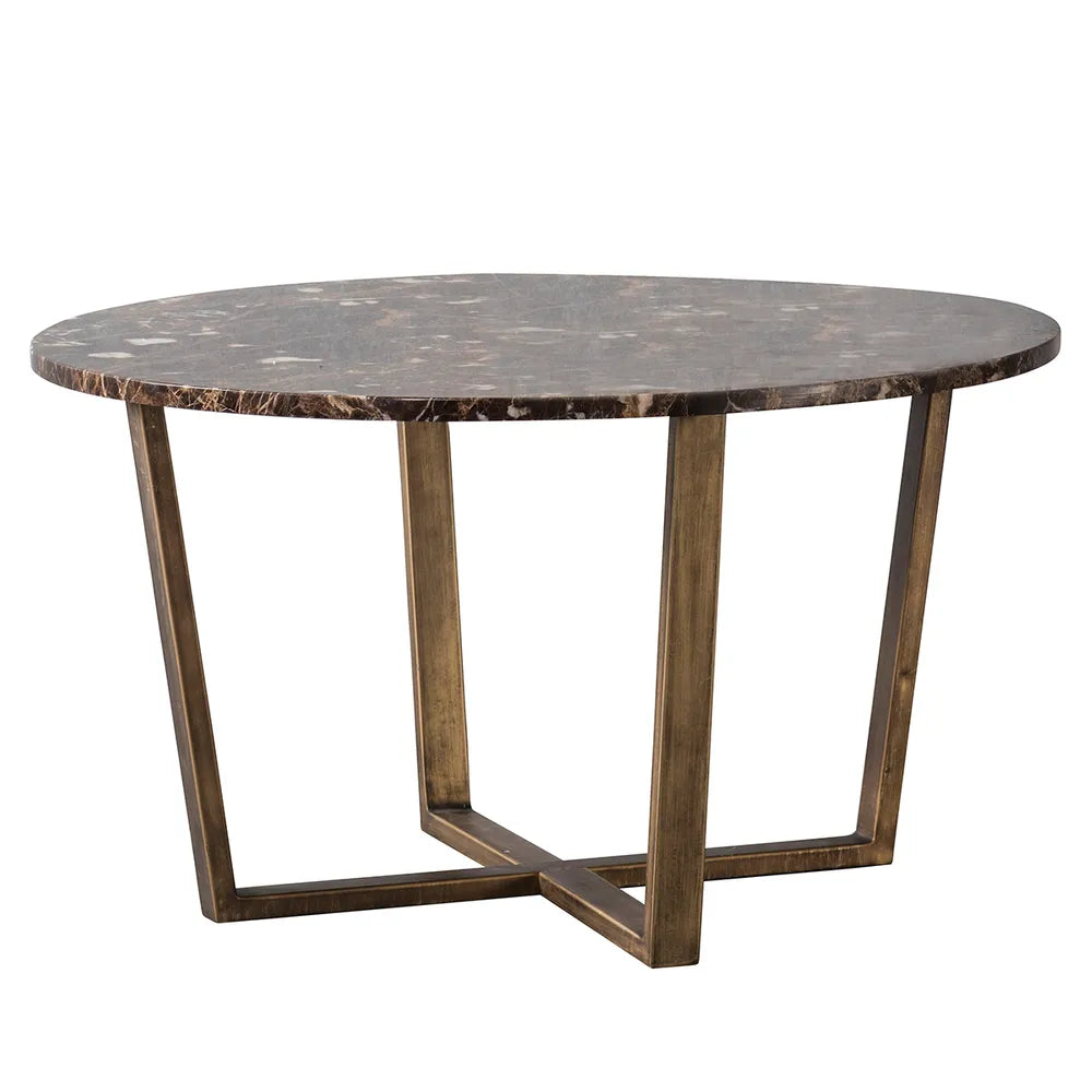 Emperor Round Coffee Table Marble - Bronze