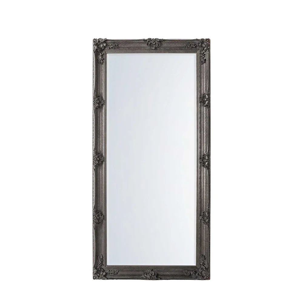 Abbey Leaner Floor Mirror - Silver