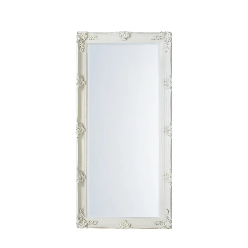 Abbey Leaner Floor Mirror - Cream