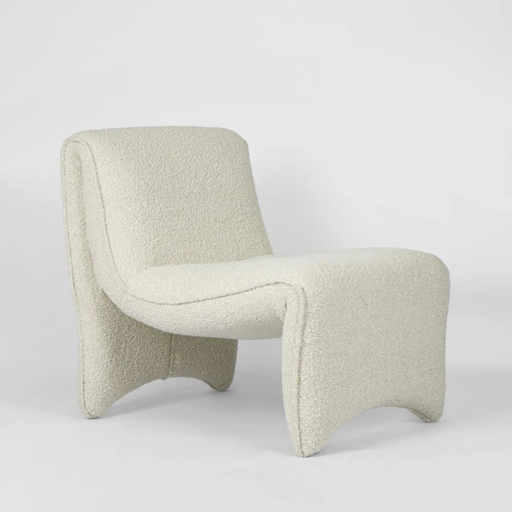 Livi Occasional Chair Boucle - White