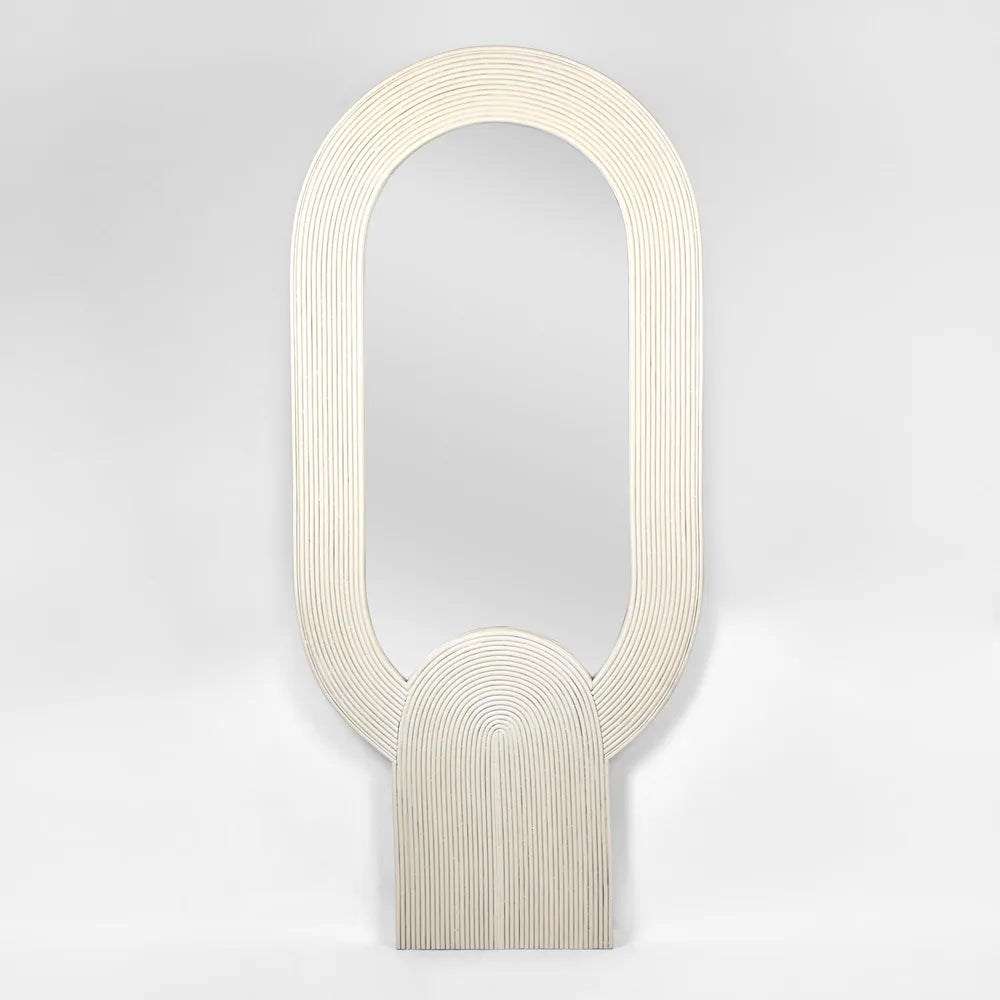 Uli Floor Mirror - Ecru