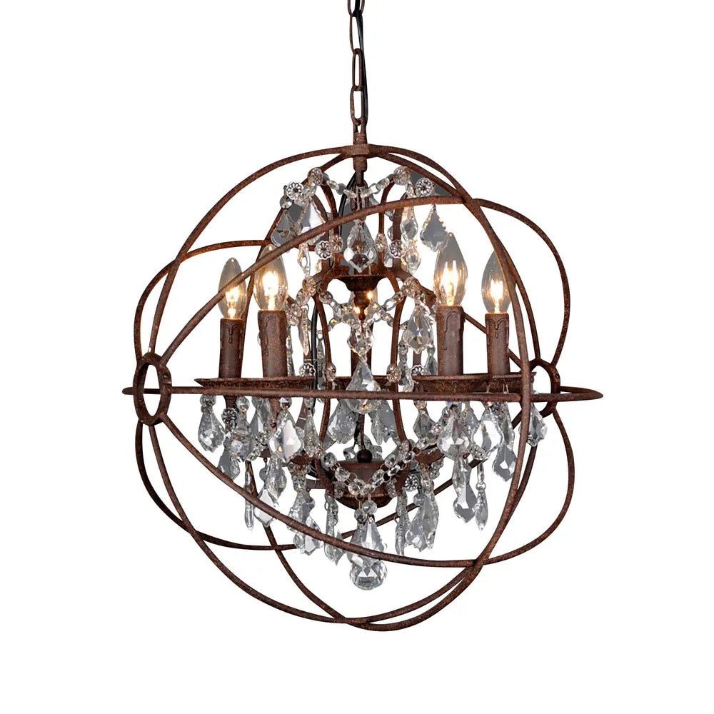 Sundance Metal Chandelier Medium - Rust