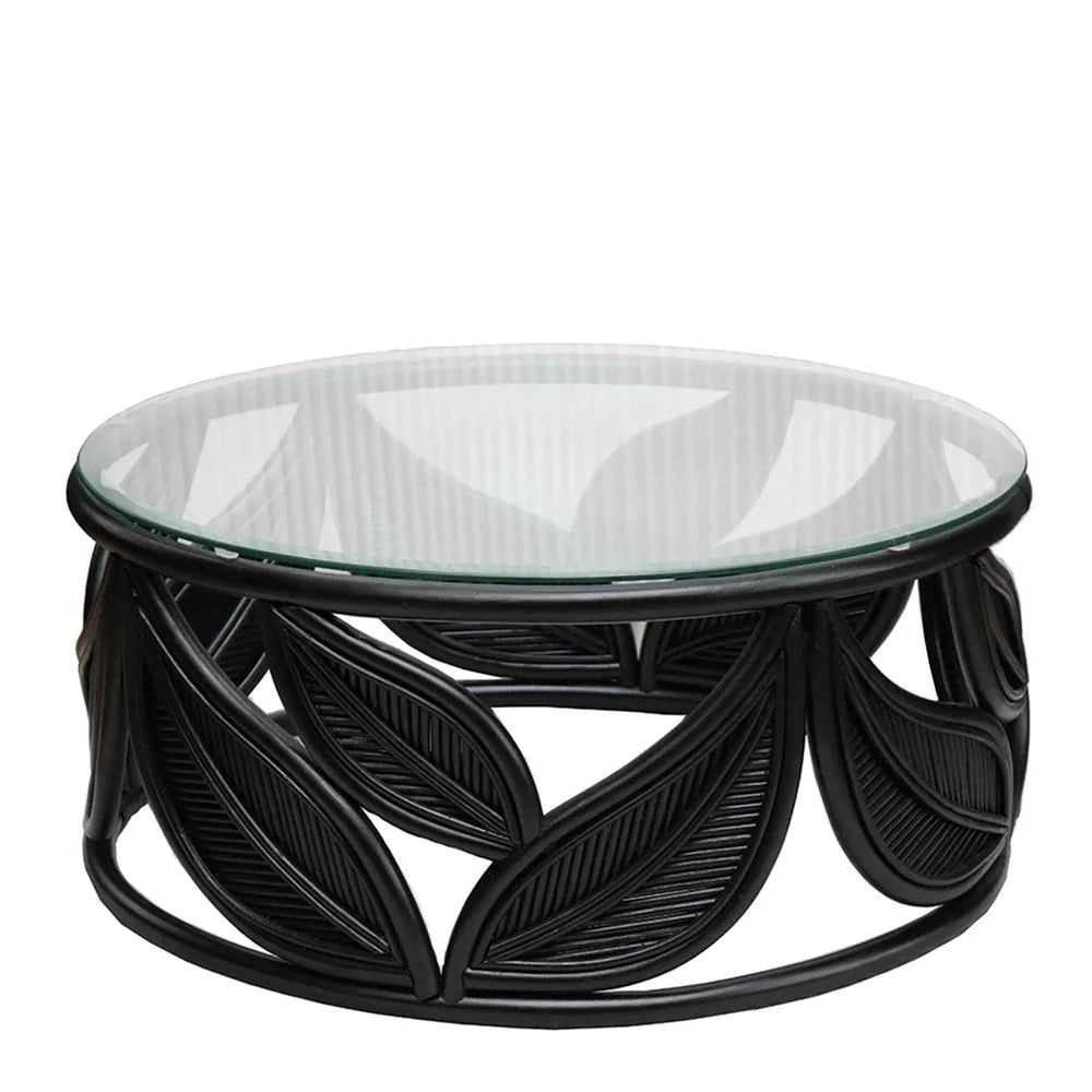 Seville Rattan Leaf Coffee Table