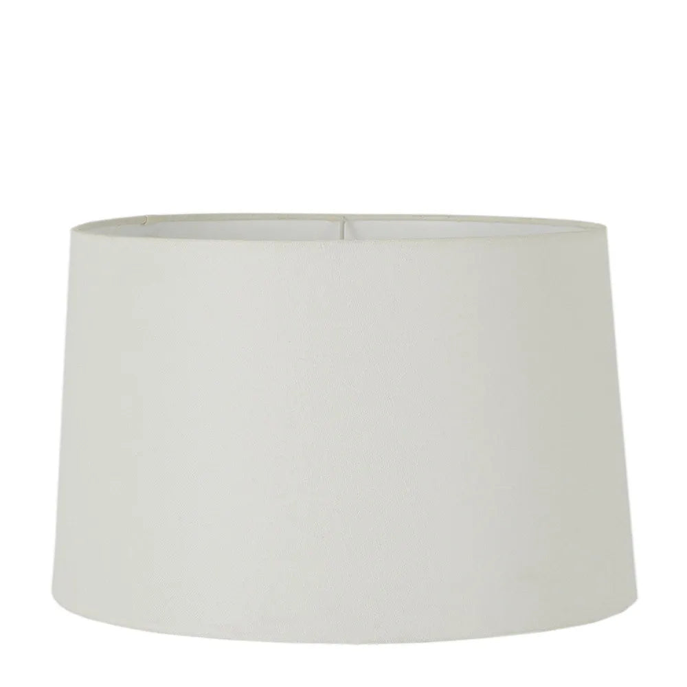 Linen Drum Lamp Shade XL - Ivory