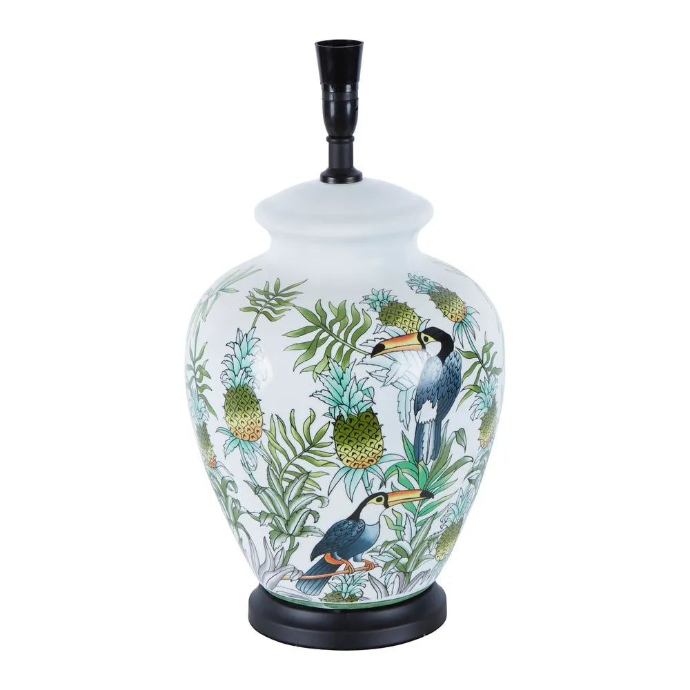 Saigon Ceramic Table Lamp - Green