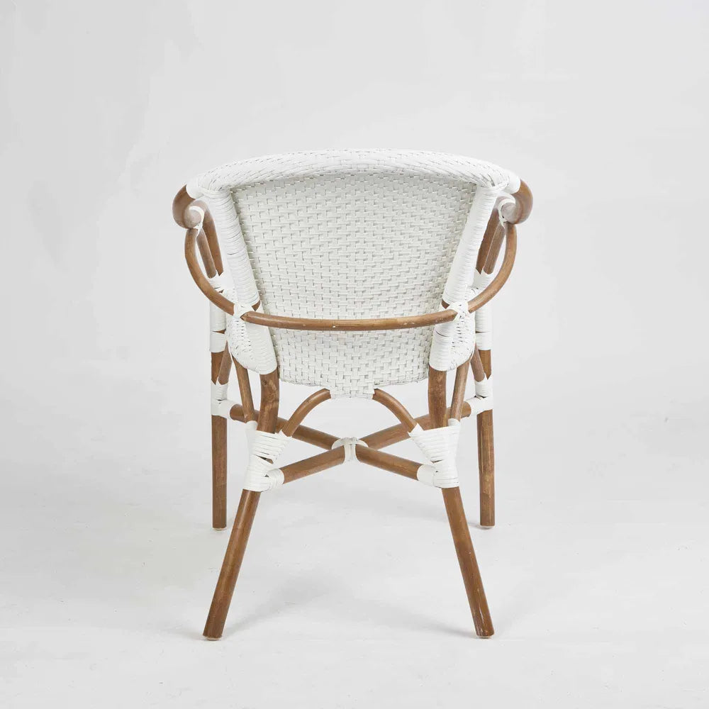 Harlow Rattan Chair - White