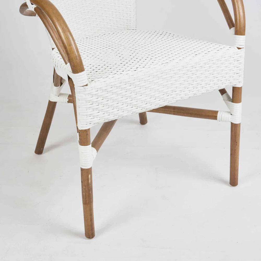 Harlow Rattan Chair - White