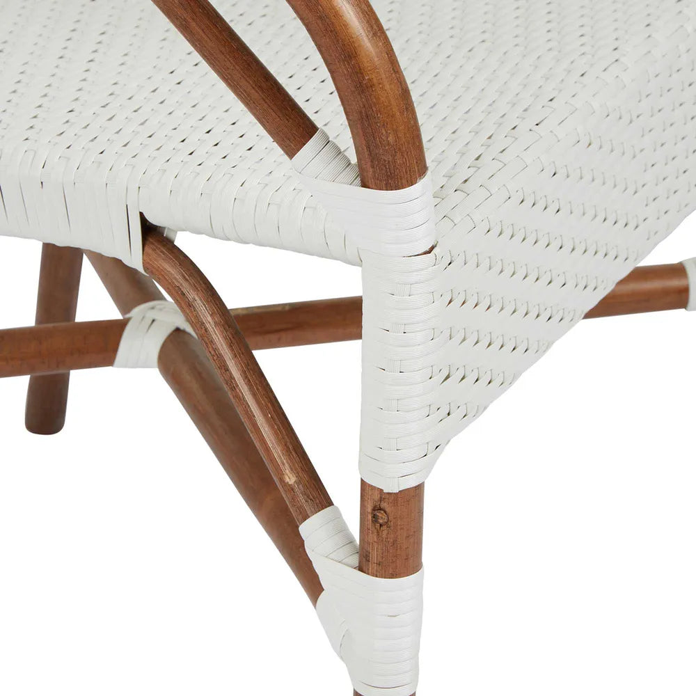 Harlow Rattan Chair - White