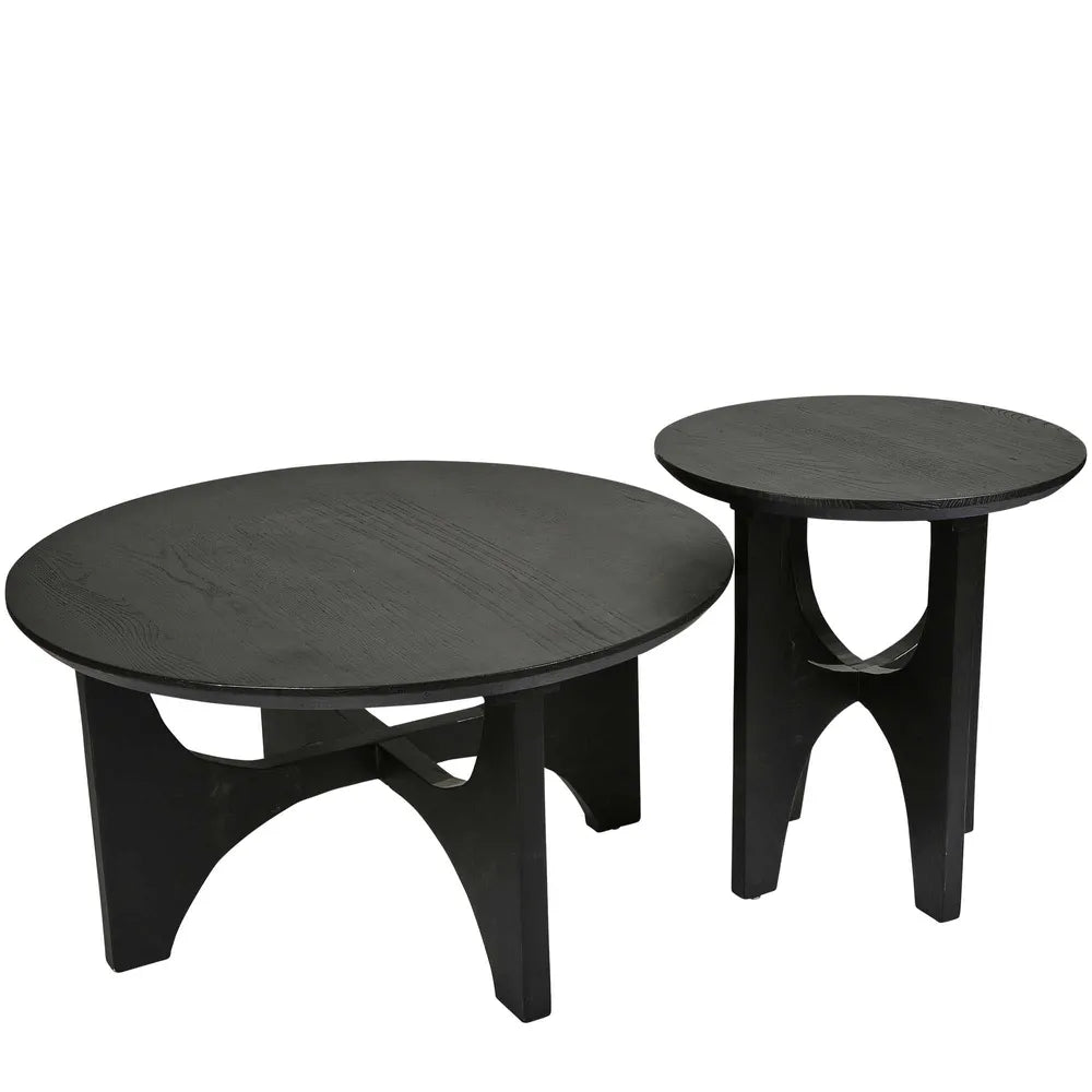 Zala Elm Coffee Table - Black