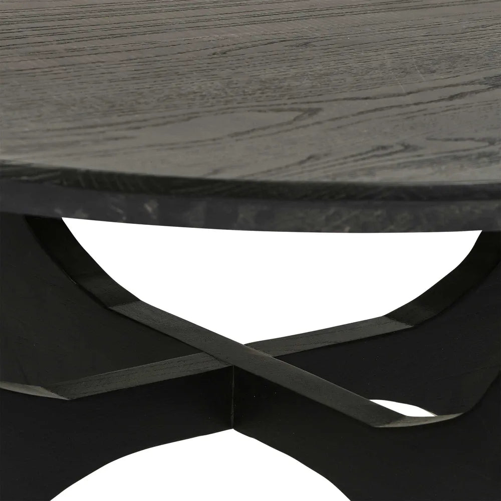 Zala Elm Coffee Table - Black