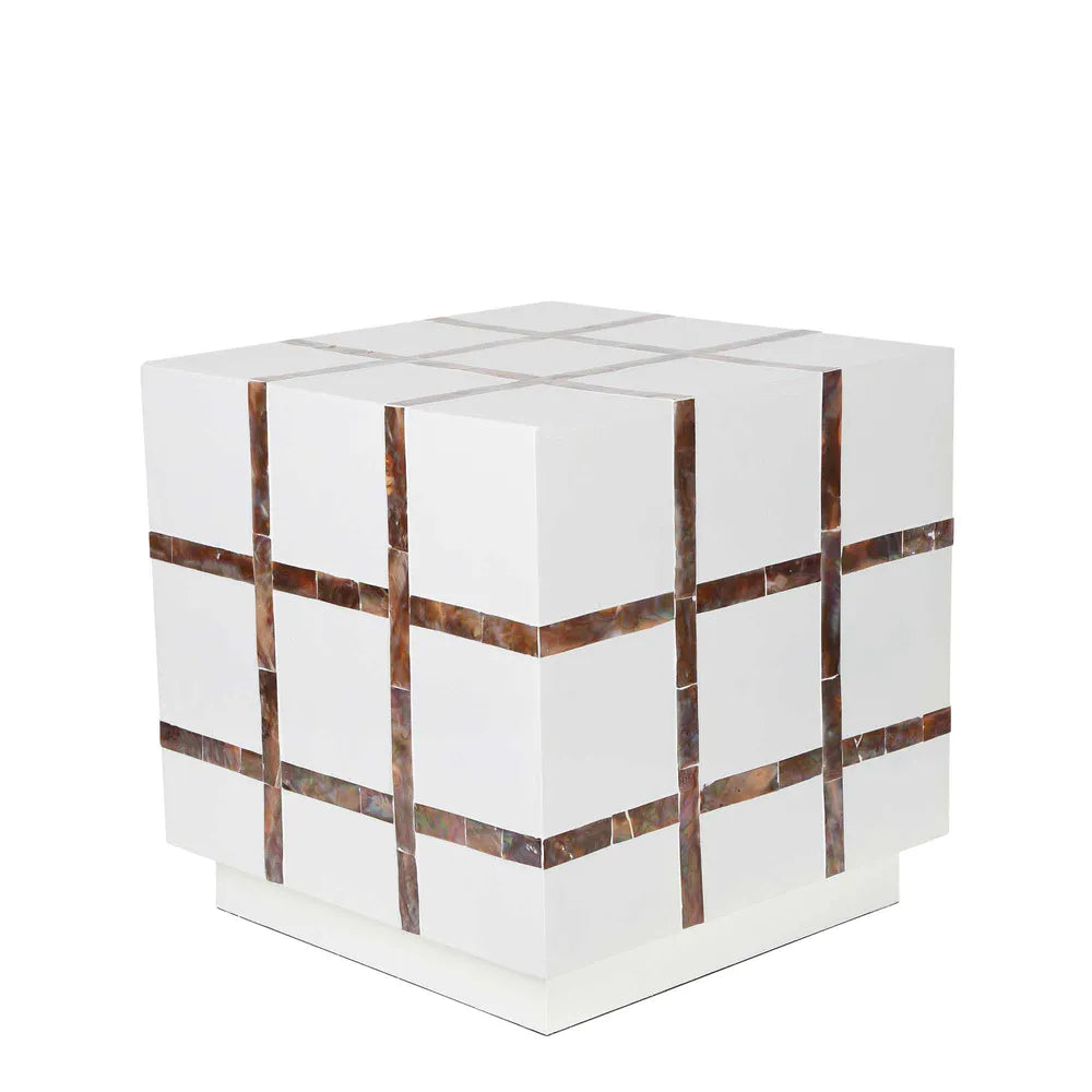 Arc Side Table - White