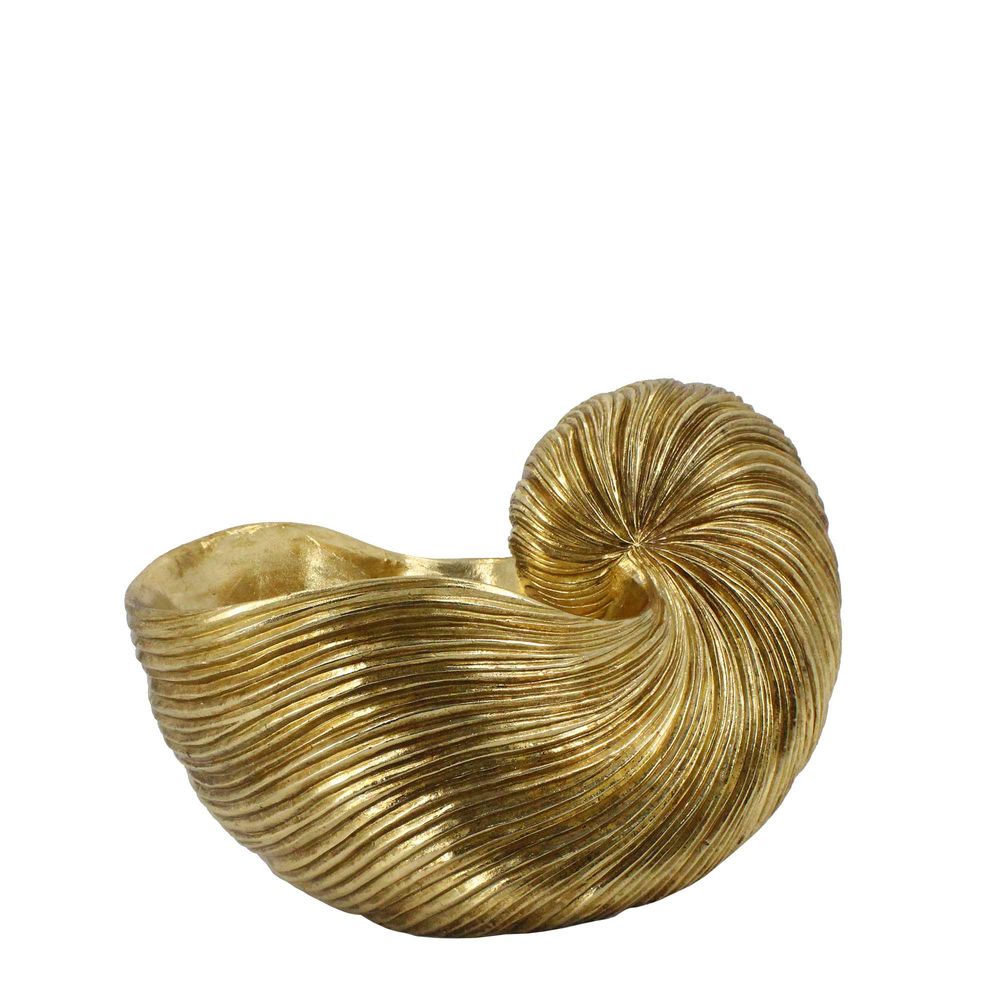 Conch Sculpture - Gold