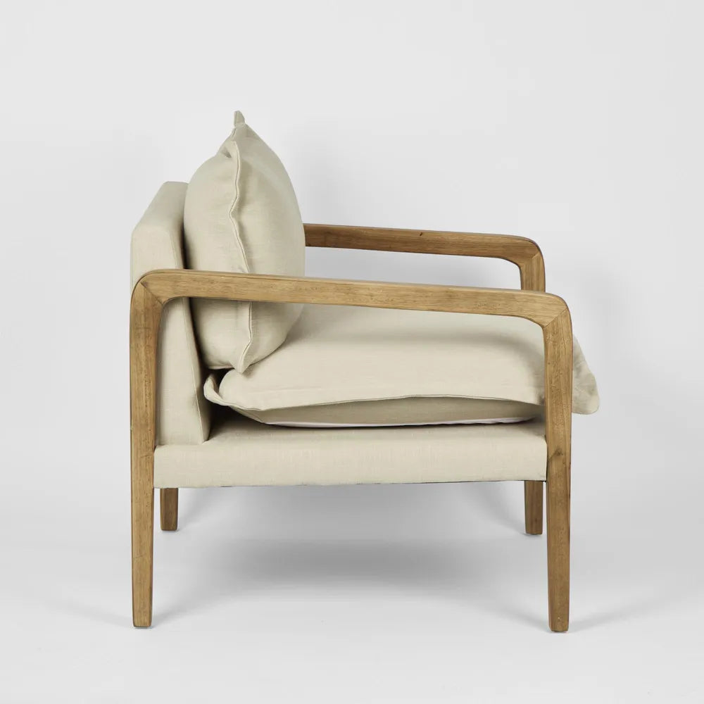 Coolum Fabric Armchair - Natural