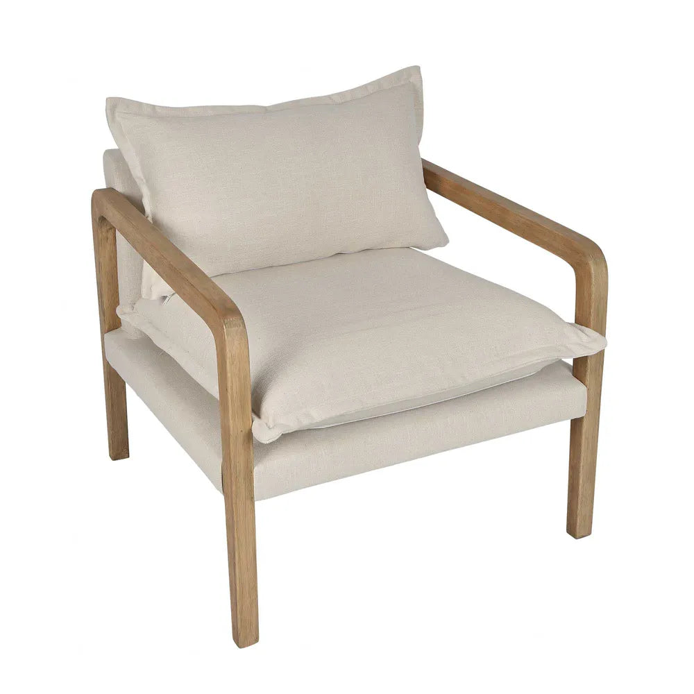 Coolum Fabric Armchair - Natural