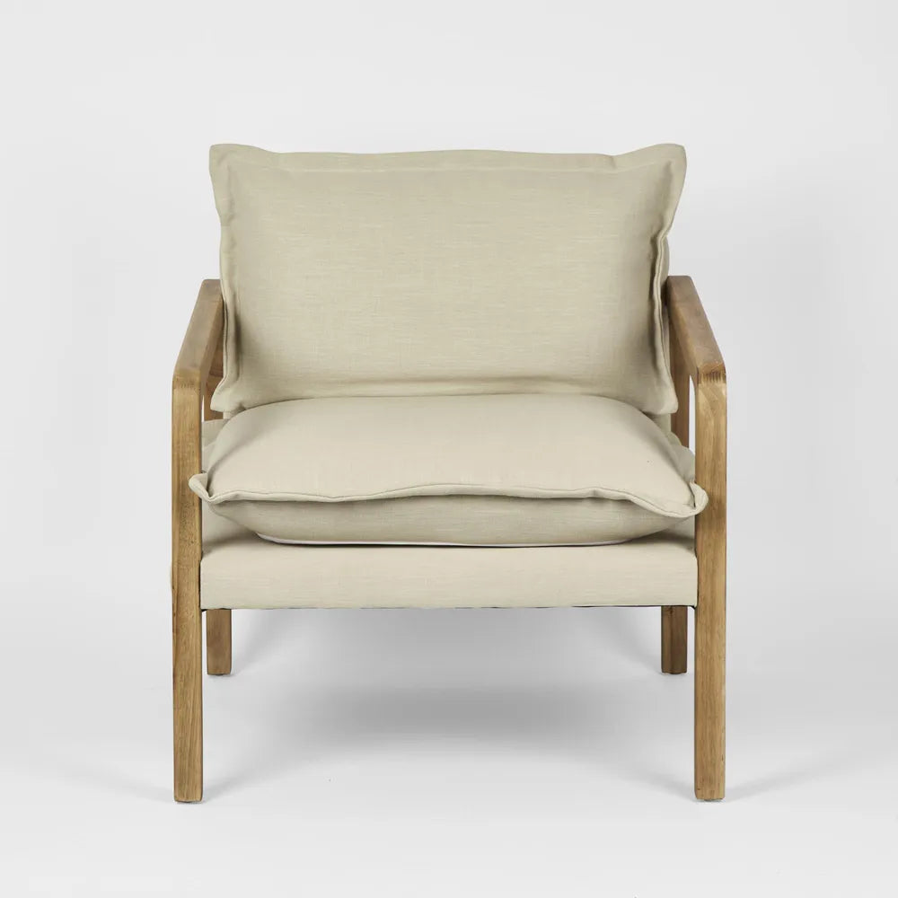 Coolum Fabric Armchair - Natural